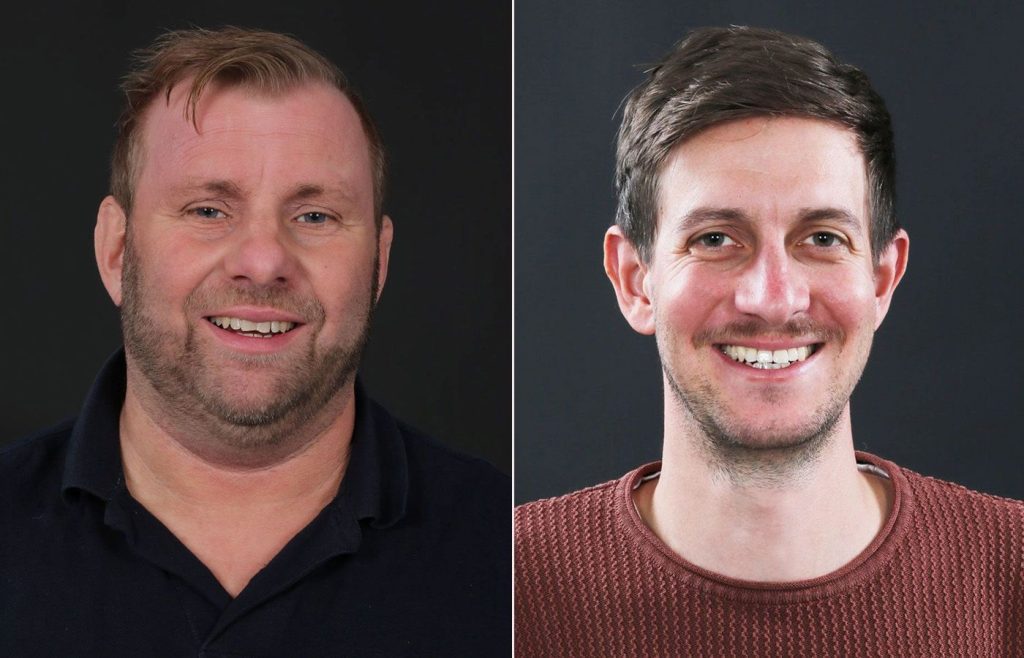 Lukas Brunner und Mario Drechsel betreuen Händler für Ra-Co